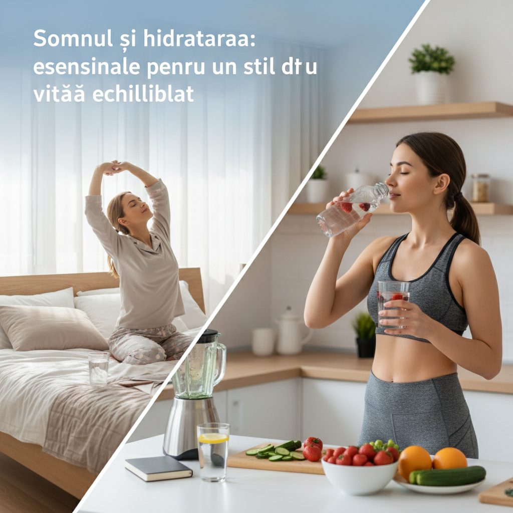 Somnul și hidratarea: esențiale pentru un stil de viață echilibrat